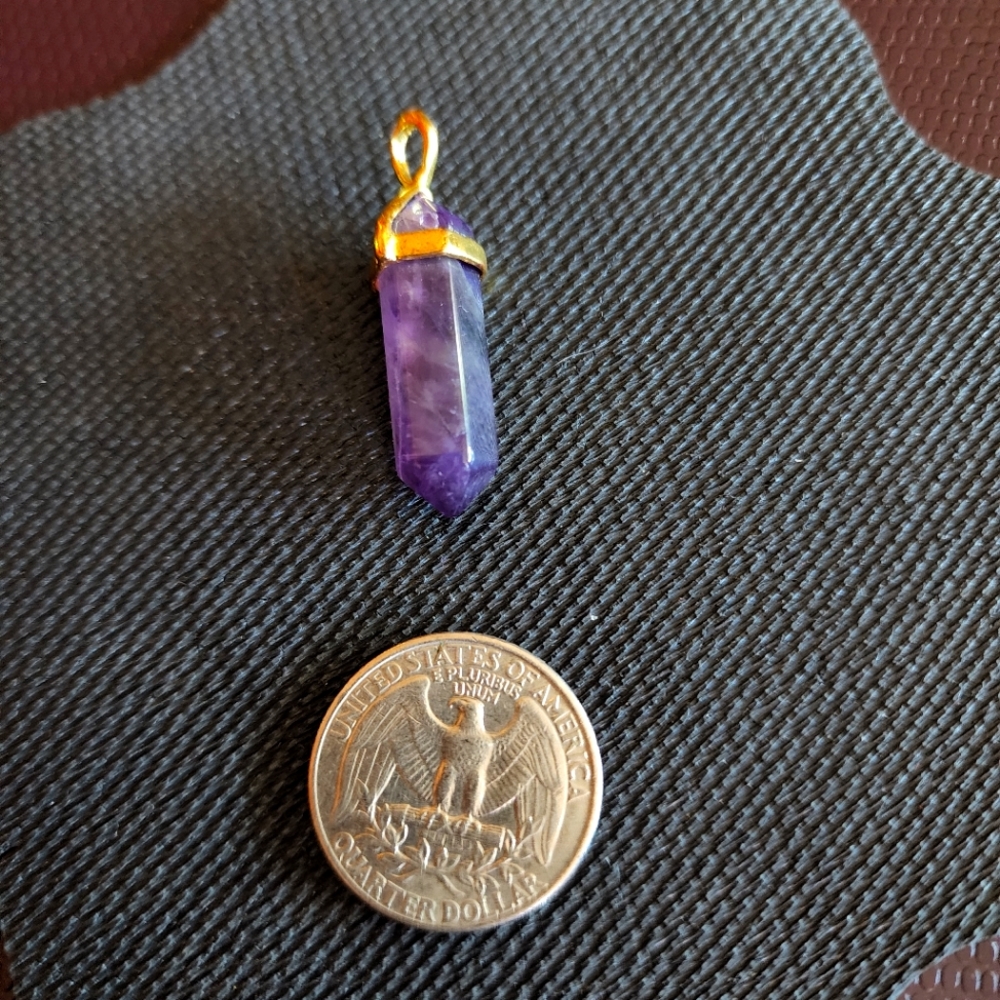 Amethyst Pendulum Pendant